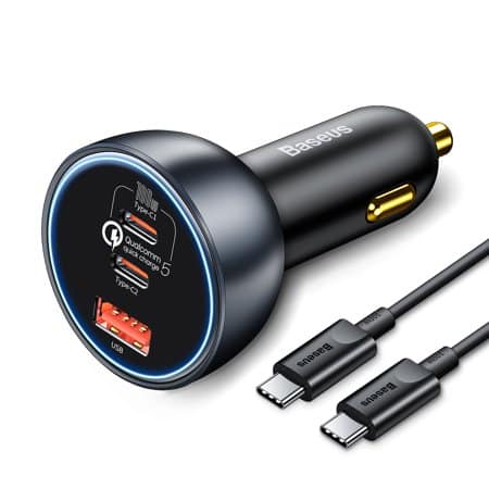 BASEUS CAR CHARGER | C+C+U 160W SET